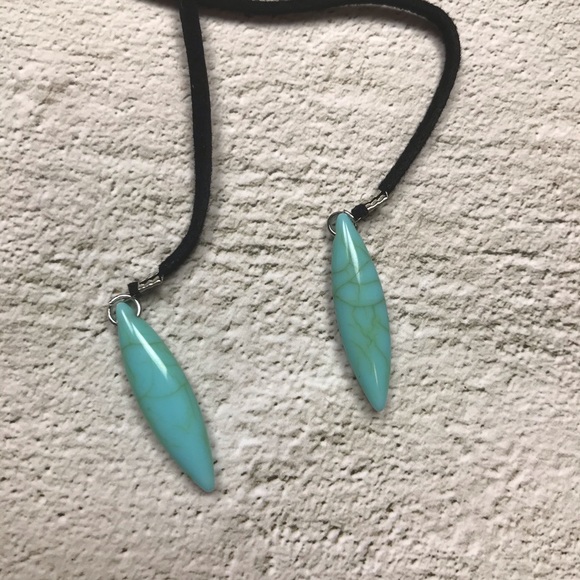 ⚜️[𝟯/$𝟭𝟴]⚜️Black Long Suede Simple Necklace NEW - Picture 6 of 10